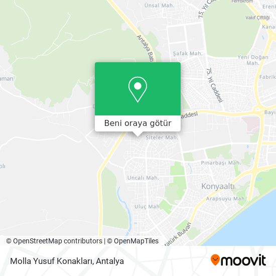 Molla Yusuf Konakları harita
