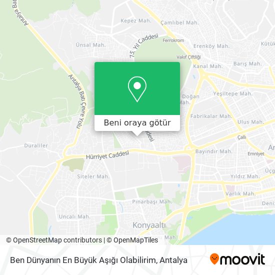Ben Dünyanın En Büyük Aşığı Olabilirim harita