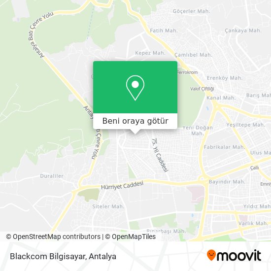 Blackcom Bilgisayar harita