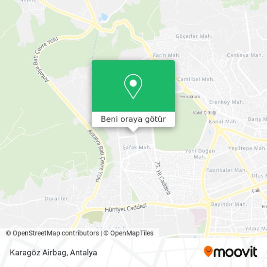 Karagöz Airbag harita