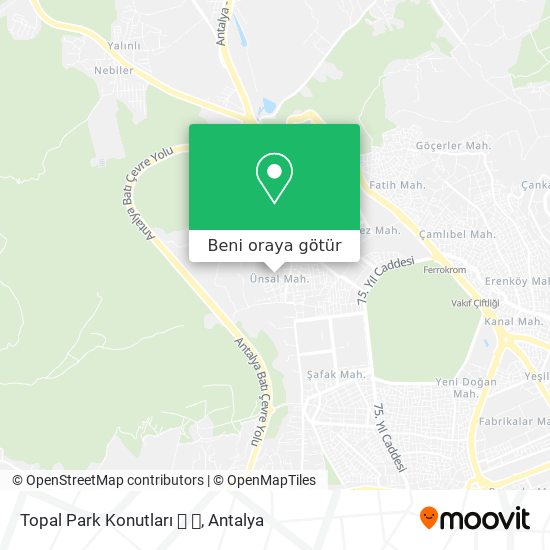 Topal Park Konutları 💒 💐 harita