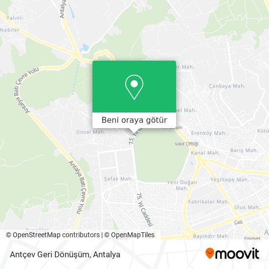 Antçev Geri Dönüşüm harita