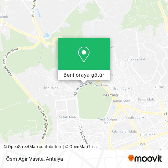 Ösm Agır Vasıta harita