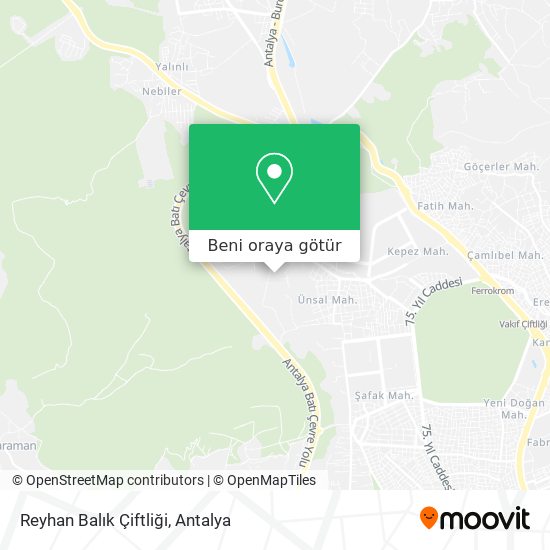 Reyhan Balık Çiftliği harita