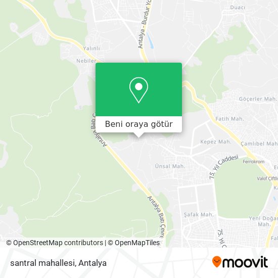 santral mahallesi harita