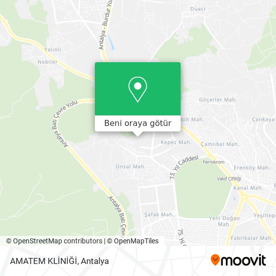 AMATEM KLİNİĞİ harita