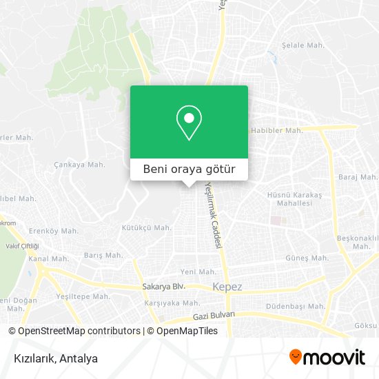 Kızılarık harita