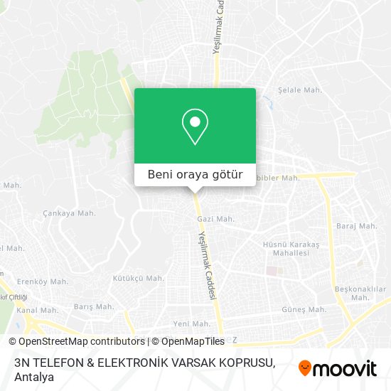 3N TELEFON & ELEKTRONİK VARSAK KOPRUSU harita