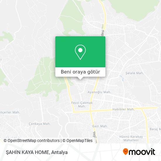 ŞAHİN KAYA HOME harita