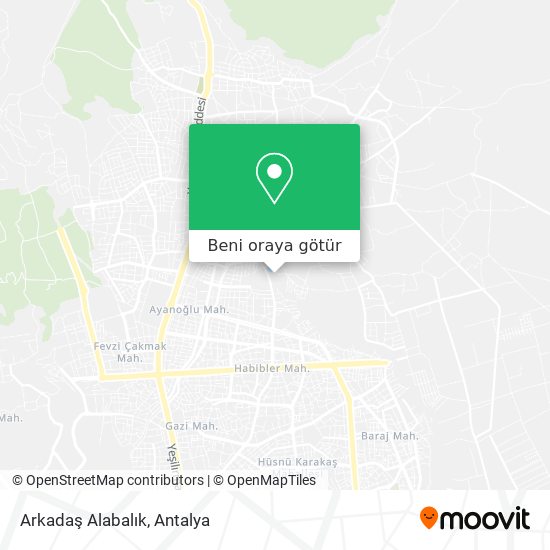 Arkadaş Alabalık harita