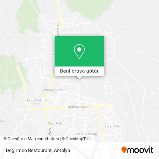 Değirmen Restaurant harita