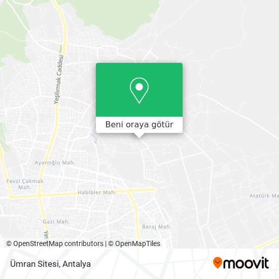 Ümran Sitesi harita