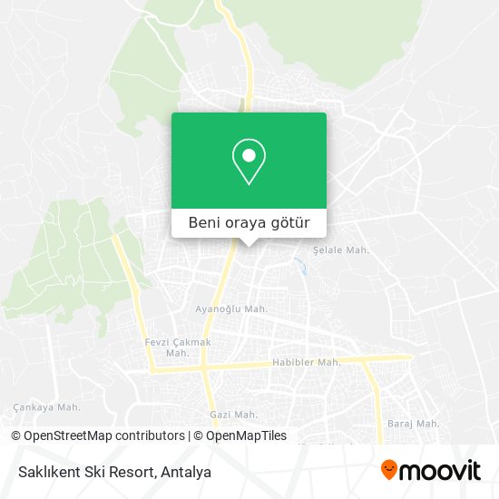 Saklıkent Ski Resort harita