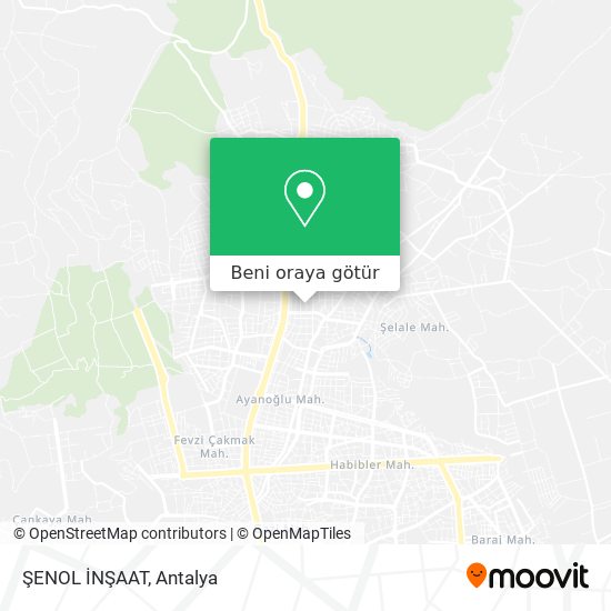 ŞENOL İNŞAAT harita