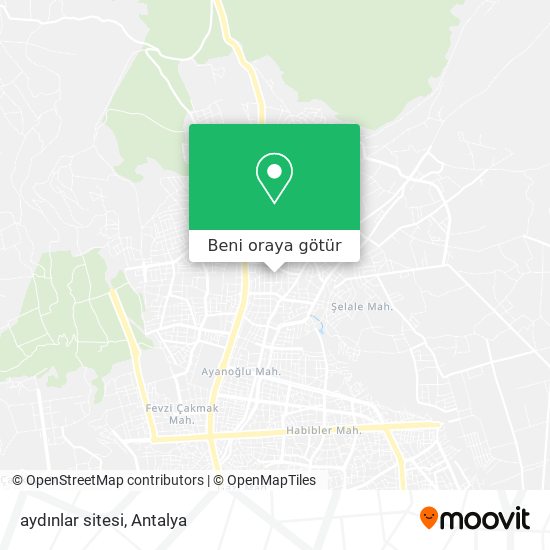 aydınlar sitesi harita