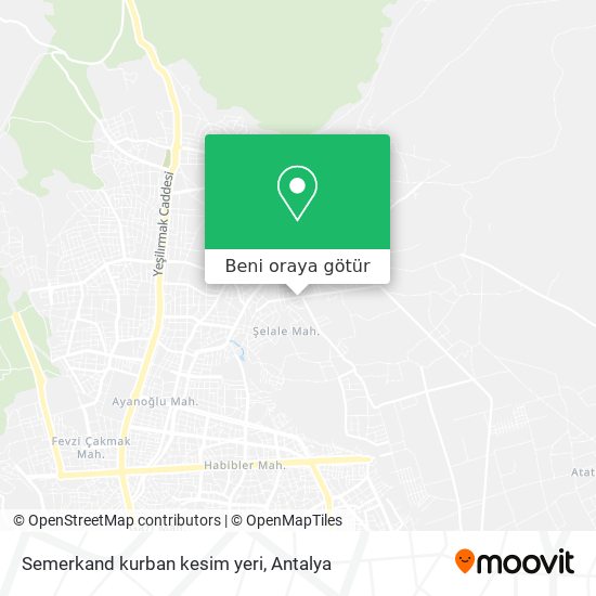 Semerkand kurban kesim yeri harita