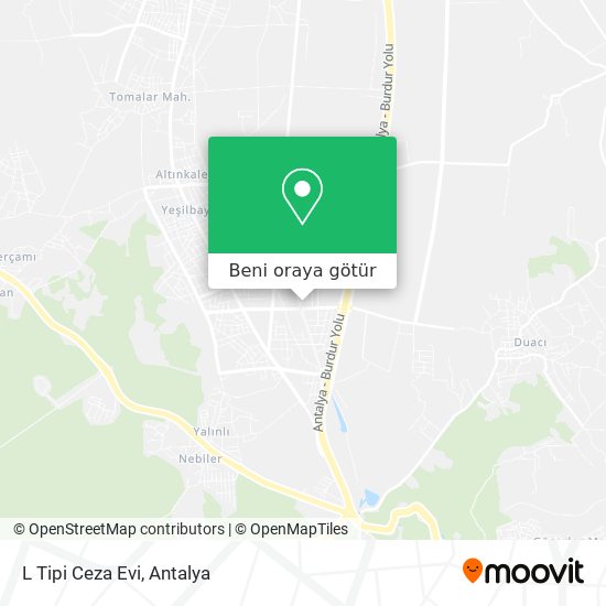 L Tipi Ceza Evi harita