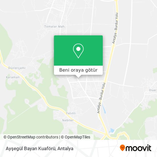 Ayşegül Bayan Kuaförü harita