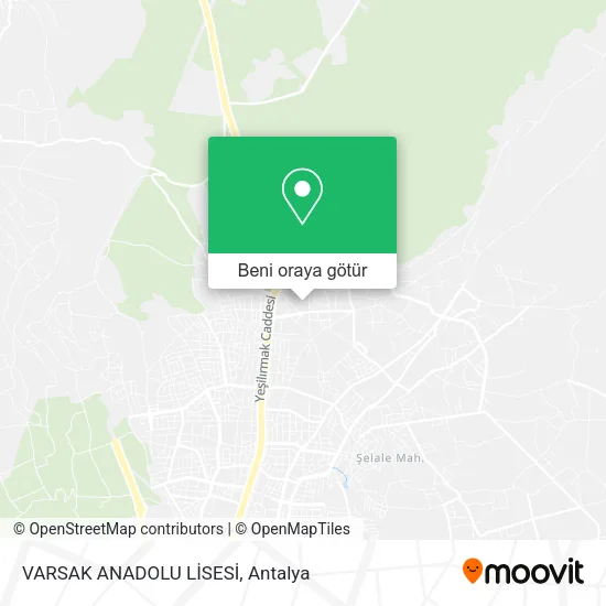 VARSAK ANADOLU LİSESİ harita