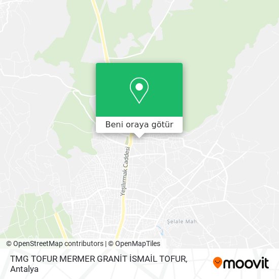 TMG TOFUR MERMER GRANİT İSMAİL TOFUR harita