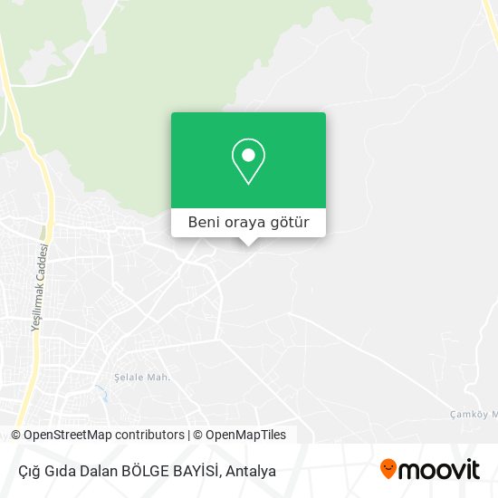 Çığ Gıda Dalan BÖLGE BAYİSİ harita