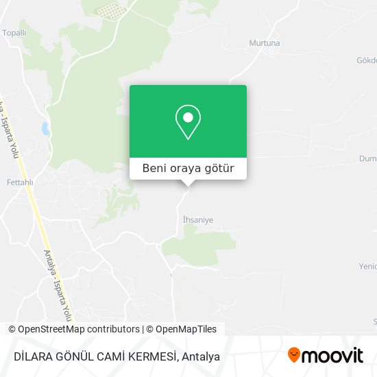 DİLARA GÖNÜL CAMİ KERMESİ harita