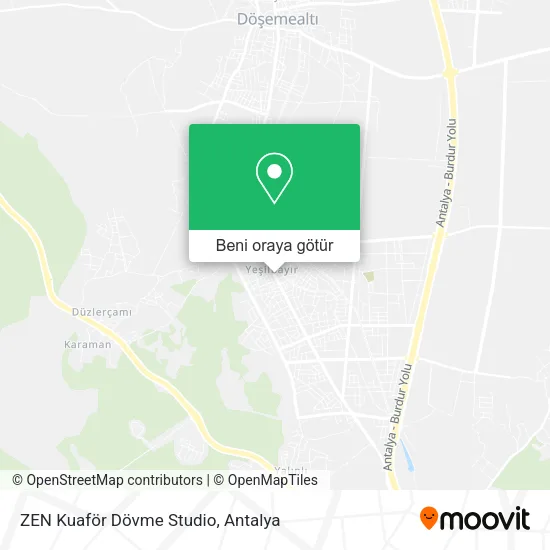 ZEN Kuaför Dövme Studio harita