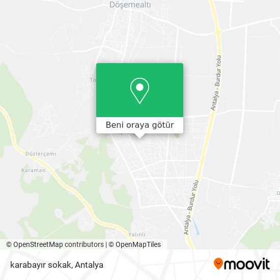 karabayır sokak harita