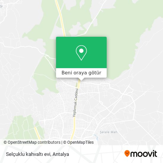 Selçuklu kahvaltı evi harita