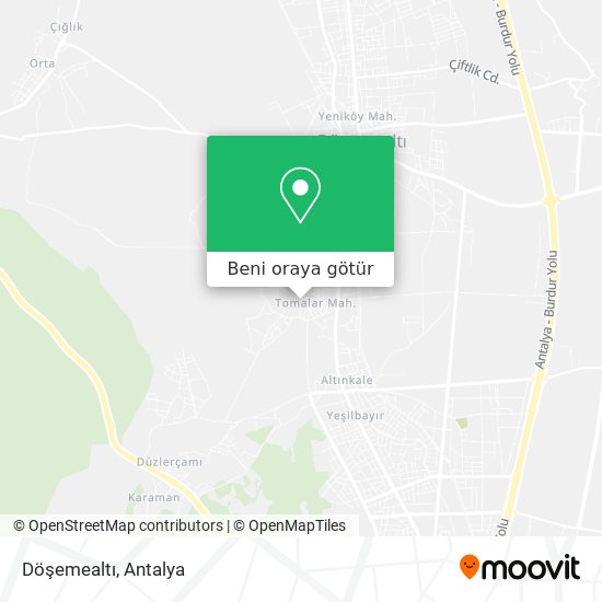 Döşemealtı harita