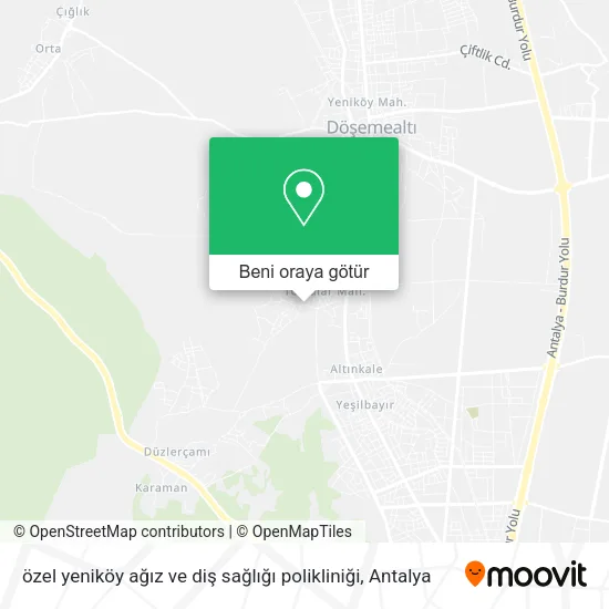 özel yeniköy ağız ve diş sağlığı polikliniği harita