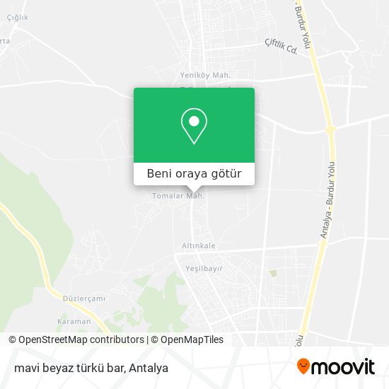 mavi beyaz türkü bar harita