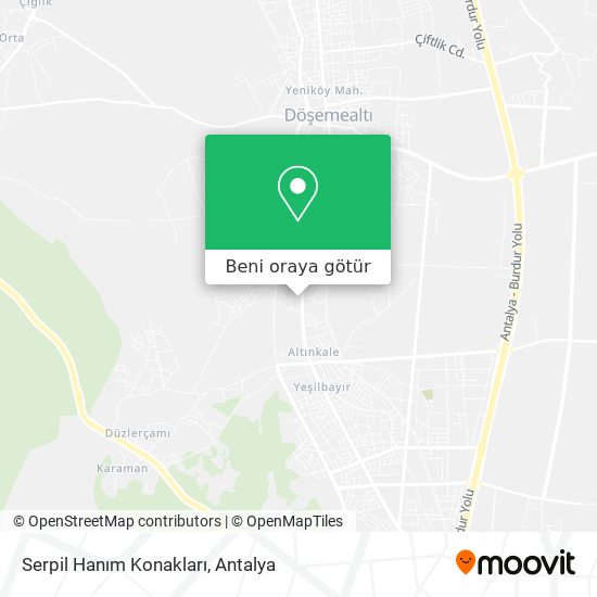 Serpil Hanım Konakları harita