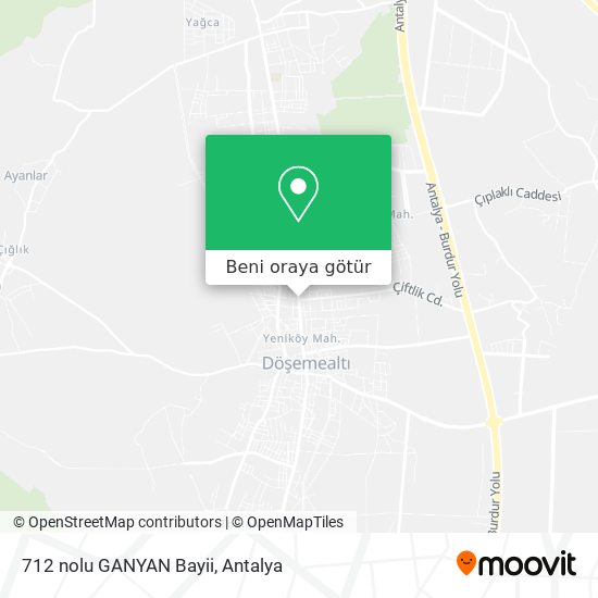 712 nolu GANYAN Bayii harita