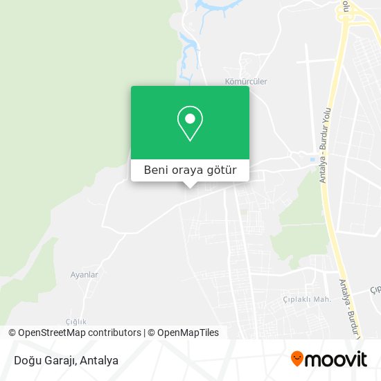 Doğu Garajı harita