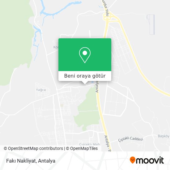 Fakı Nakliyat harita
