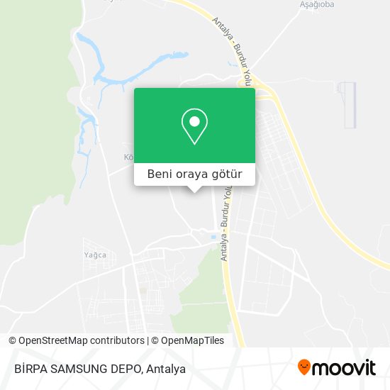 BİRPA SAMSUNG DEPO harita