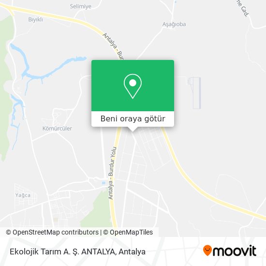 Ekolojik Tarım A. Ş.   ANTALYA harita