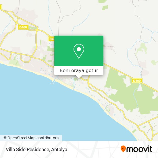 Villa Side Residence harita