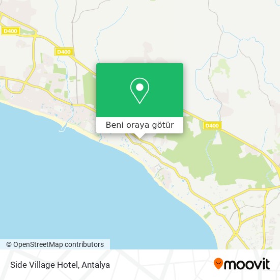 Side Village Hotel harita