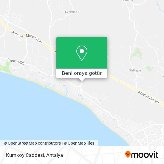 Kumköy Caddesi harita