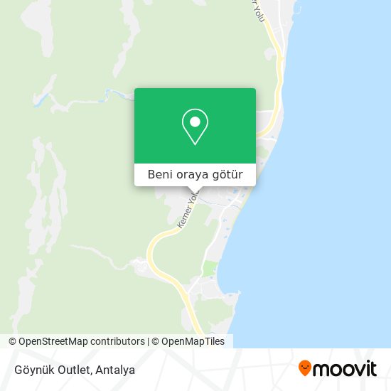 Göynük Outlet harita