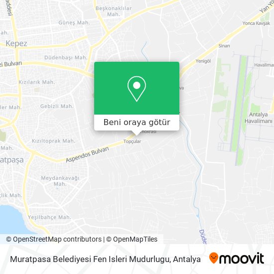 Muratpasa Belediyesi Fen Isleri Mudurlugu harita