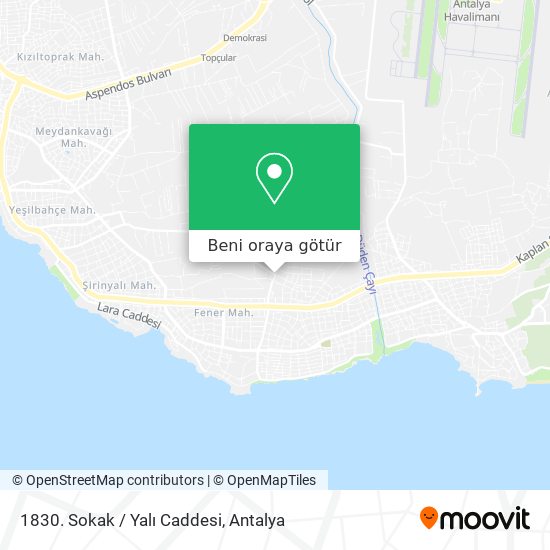 1830. Sokak / Yalı Caddesi harita