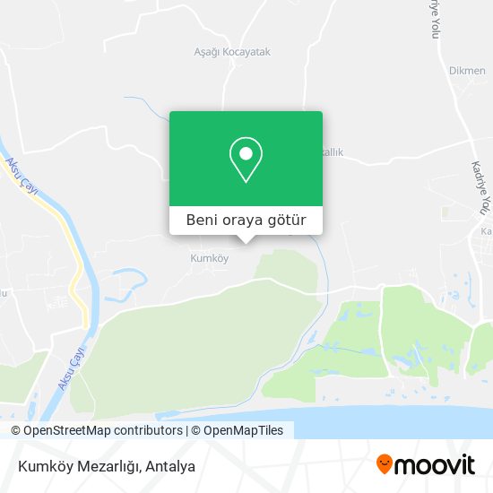 Kumköy Mezarlığı harita