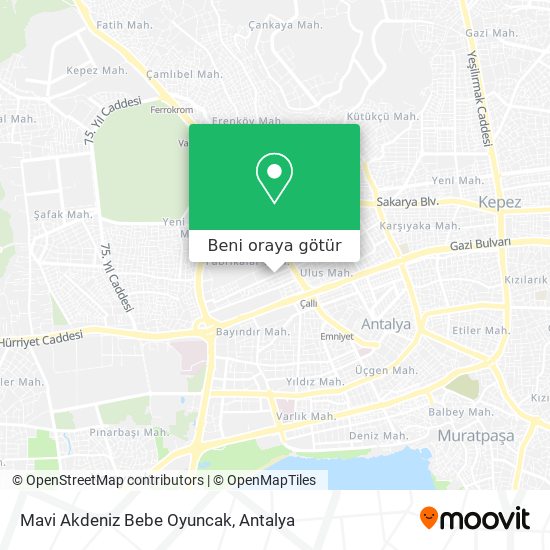 Mavi Akdeniz Bebe Oyuncak harita