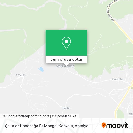 Çakırlar Hasanağa Et Mangal Kahvaltı harita