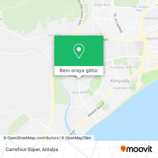 Carrefour Süper harita