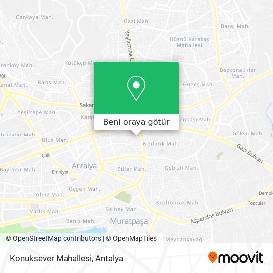 Konuksever Mahallesi harita