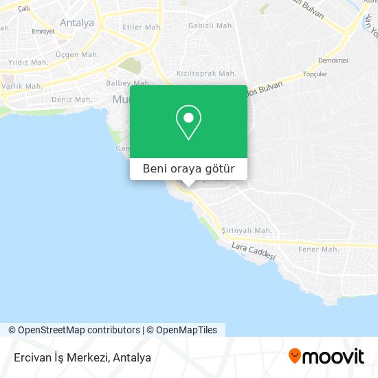 Ercivan İş Merkezi harita